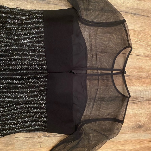 💥AIDAN MATTOX beaded cocktail dress/ size 2 - Picture 5 of 6